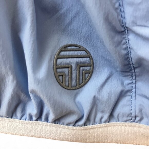 Tory Sport Blue Nylon Packable Performance Jacket Size M Ice Flow - Picture 7 of 16